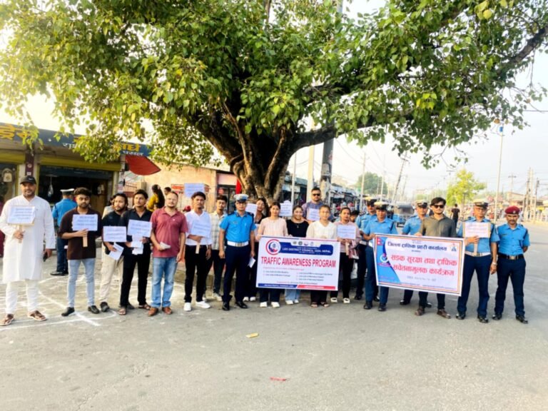 लियो क्लबद्धारा ट्राफिक सचेतना