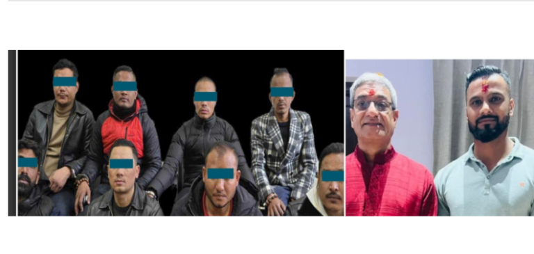 गृहमन्त्रीका भान्जा कुट्ने ८ काँग्रेसी नेता कार्यकर्ता प्रहरी खाेरमा ।