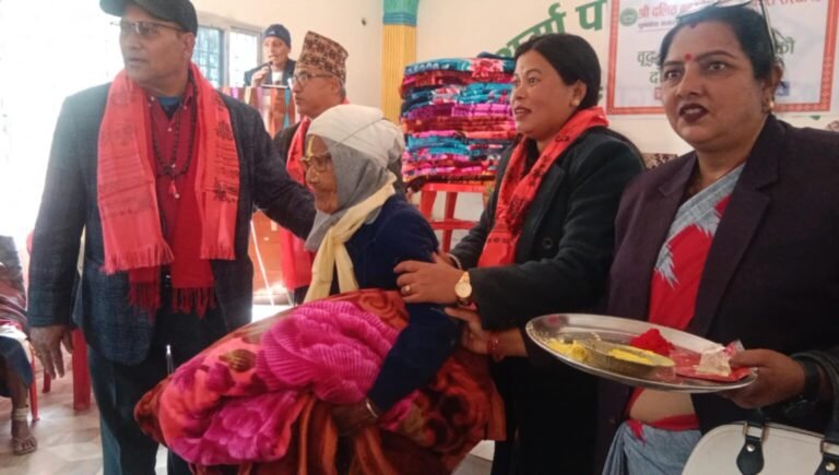 पुनर्वास मा दलित सहकारी ले गर्यो ५० जना जेष्ठ नागरिकलाई सम्मान