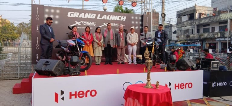 सिजी मोटर्सद्धारा महेन्द्रनगरमा एक्स्ट्रिम सिरिज अन्तर्गत दुई नयाँ मोटरसाइकलको ग्राण्ड लन्च कार्यक्रम सम्पन्न