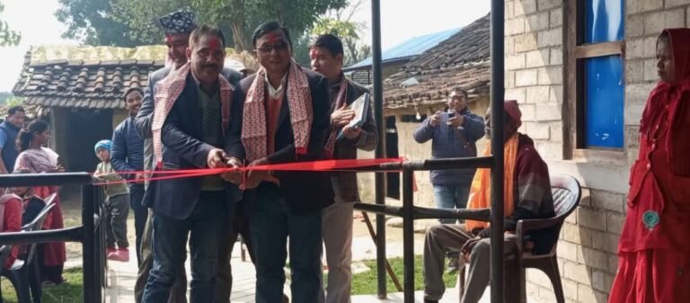 लालझाडीमा सुरक्षित आवास कार्यक्रम अन्तर्गत घर हस्तान्तरण