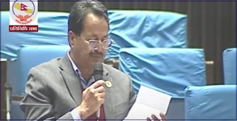 पुनः नापी गरेर आरक्षविस्थापितको समस्या समाधान गर्न सांसद एनपी साउदद्धारा सरकारसँग माग