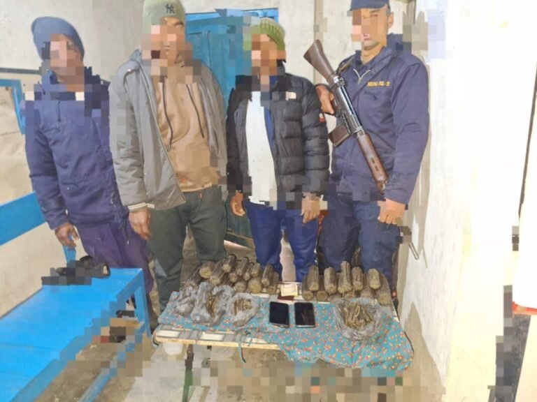 ब्रह्मदेवमा ९ किलो चरेशसहित २ जना पक्राउ, प्रहरीमाथि हातपात गरेर अर्का फरार