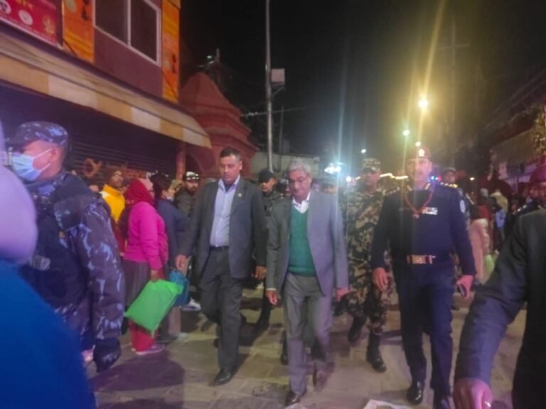 पशुपति पुगेर गृहमन्त्रीले लिए सुरक्षा अवस्थाबारे जानकारी