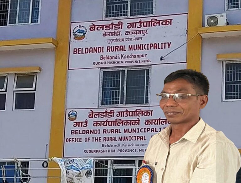 बेलडाँडीको विकास यात्रामा पालिका प्रमुख रानाको स्टेट रुट