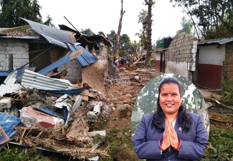 उपाध्यक्ष शान्ति नाथको ३ तले बंगला सडकको १५७ नं. कित्तामा, आफ्नो घर बचाउन अन्यलाई उस्काउँदै