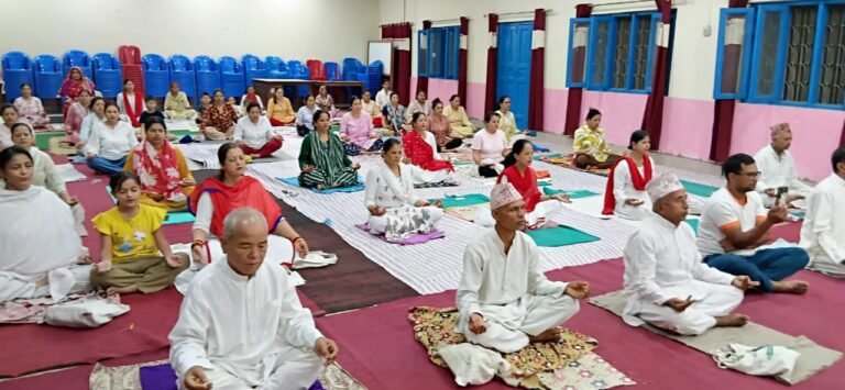 उद्योग बाणिज्य संघको सभाकक्षमा सात दिने निः शुल्क योग विज्ञान शिविर सञ्चालन