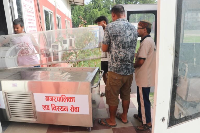 भीमदत्त नगरपालिकाद्वारा निशुल्क शव चिस्यान सेवा सुरु