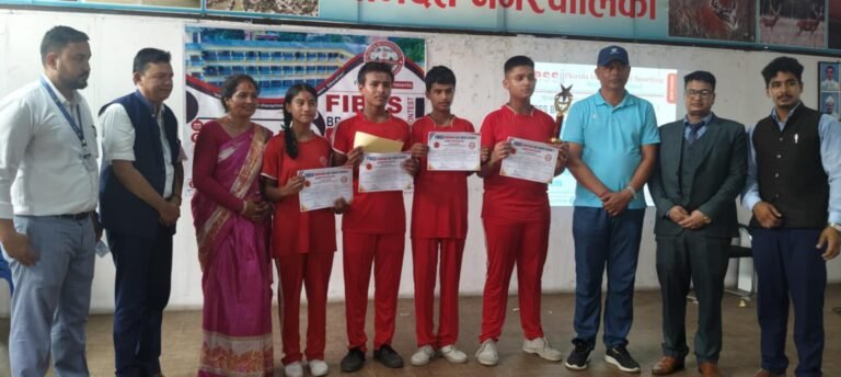 एफआर्इिबएएस बे्रेन पावर कुईच प्रतियोगतिमा भुवनेश्वरी विद्या मन्दिर प्रथम