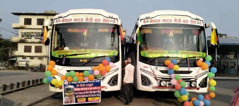 पवनदुत यातायातको महेन्द्रनगर–दिल्ली प्रदुषण रहित आधुनिक बस सेवा शुरु