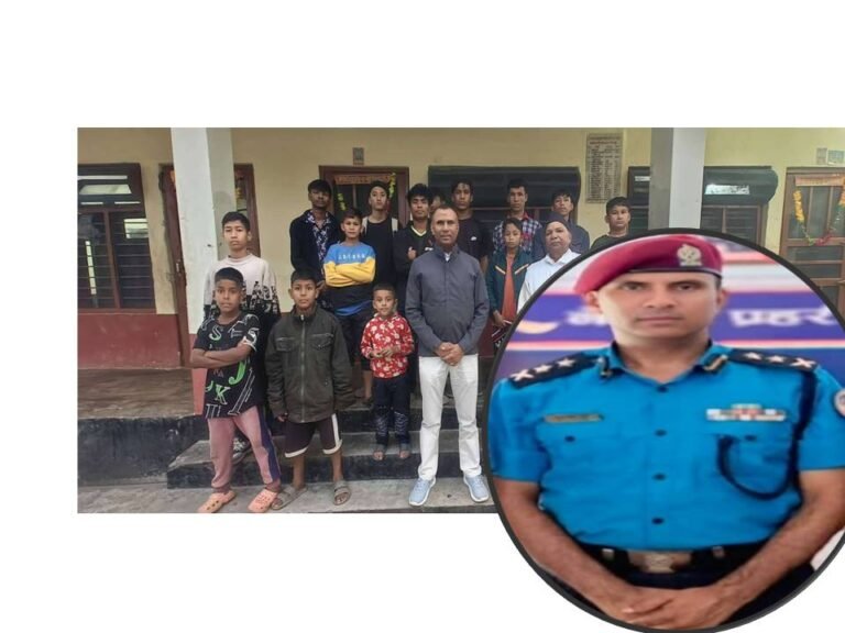 कञ्चनपुरका एसपि खत्रीले मनाए अनाथ बालबालिका संगै जन्मदिन