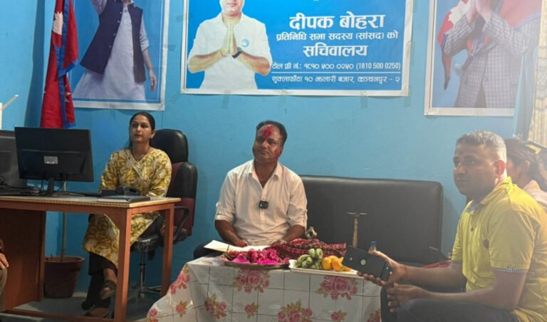 रास्वपा सांसद बोहराले खोले कञ्चनपुरको झलारीमा सम्पर्क कार्यालय