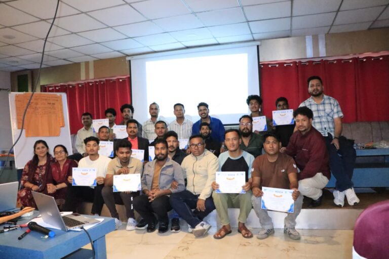 निड्स नेपालले दियो लैङगिक समानता लैङगिक हिंसा न्युनिकरण सम्बन्धी सकारात्मक पुरुषत्व तालिम,जसमा पुरुषको मात्र सहभागिता