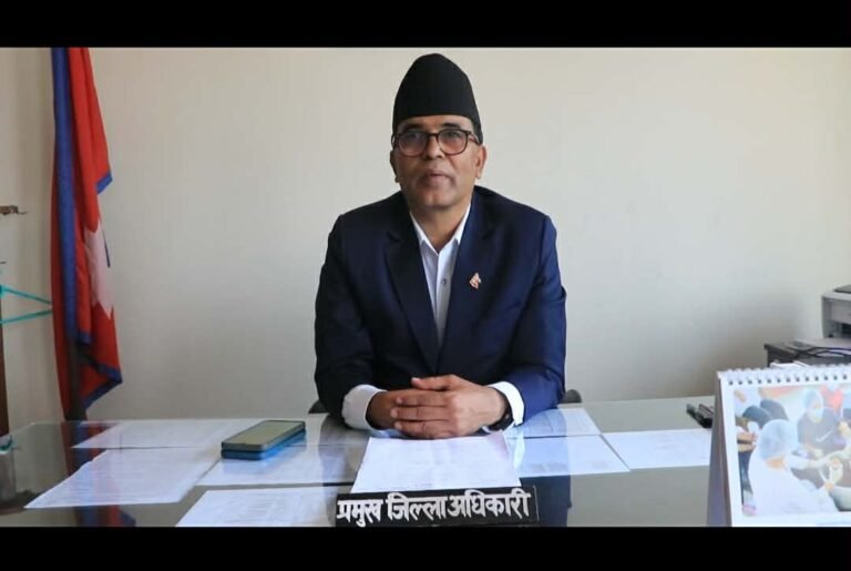 कञ्चनपुर जिल्लाको शान्ति सुरक्षा चुस्त,दुरुस्त र मजबुत छ ढुक्कले मताधिकारको प्रयोग गरौँ ः प्रमुख जिल्ला अधिकारी कोइराला