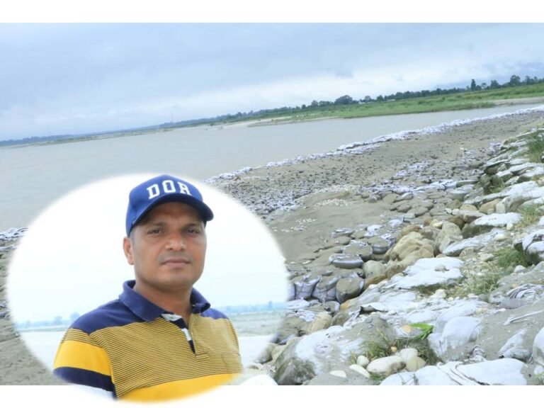 महाकाली पुल आयोजनाकोे सक्रियतामा तटबन्ध निर्माणले समात्यो गति,बस्ती पुल संरक्षण थप प्रभावकारी