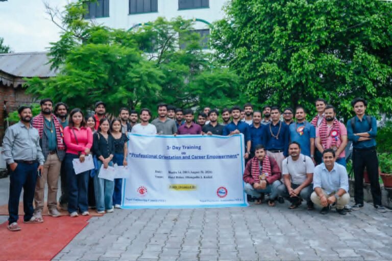 नवप्रवेशी इन्जिनियर तथा आर्किटेक्टका लागि अभिमुखीकरण कार्यक्रम सम्पन