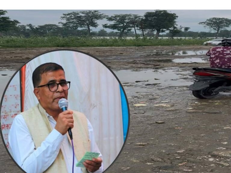 गड्डाचौकी दशगजाको हिलाम्मे सडकमा चाडै ग्राईभेल गछौँ ःप्रमुख जिल्ला अधिकारी कोइराला